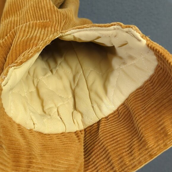 McGregor VTG Bomber Jacket Men's 40 Brown Corduroy Knit Lining Epaulets Aviator - Picture 9 of 13